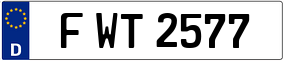 Truck License Plate